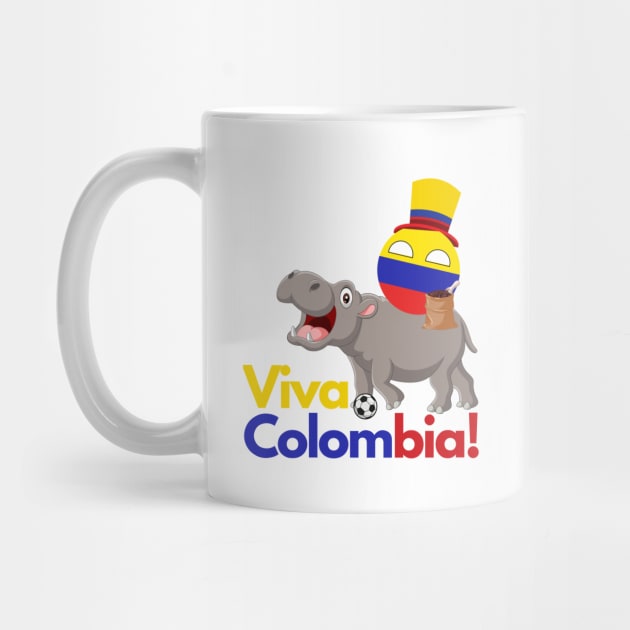 Viva Colombia Countryball by firstsapling@gmail.com
